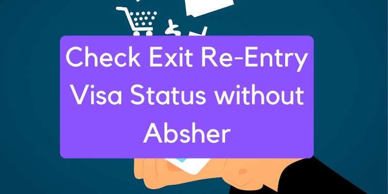 Check Exit Re-Entry Visa Status without Absher