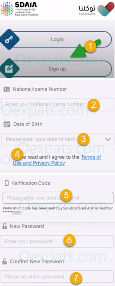 How to Register on Tawakkalna app without Absher Account
