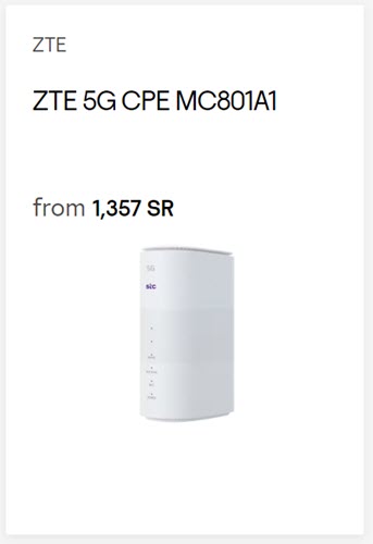 STC ZTC 5G Router CPE MC801A1