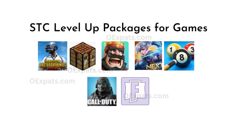 STC Level Up Packages for PUBG and More Games